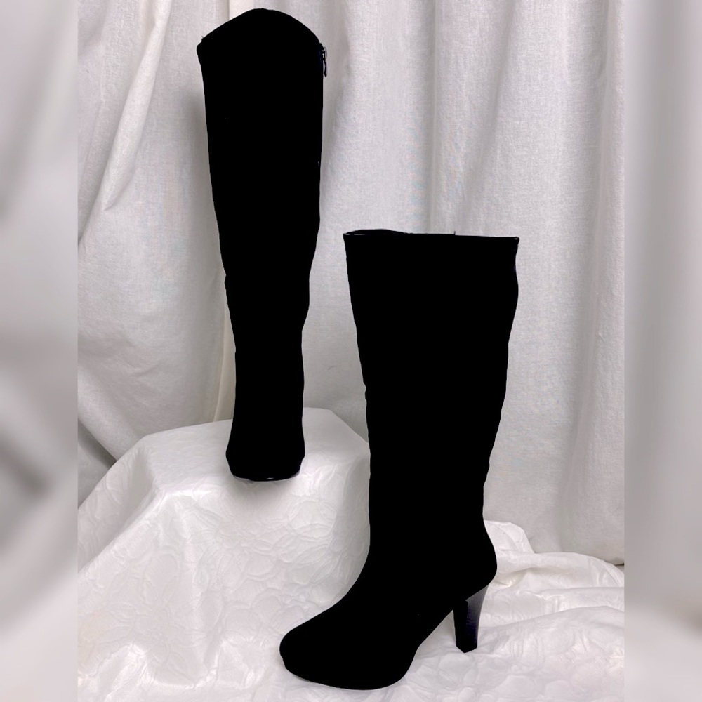 NWT Lane Bryant Dream Cloud Faux Suede Knee High Boots
